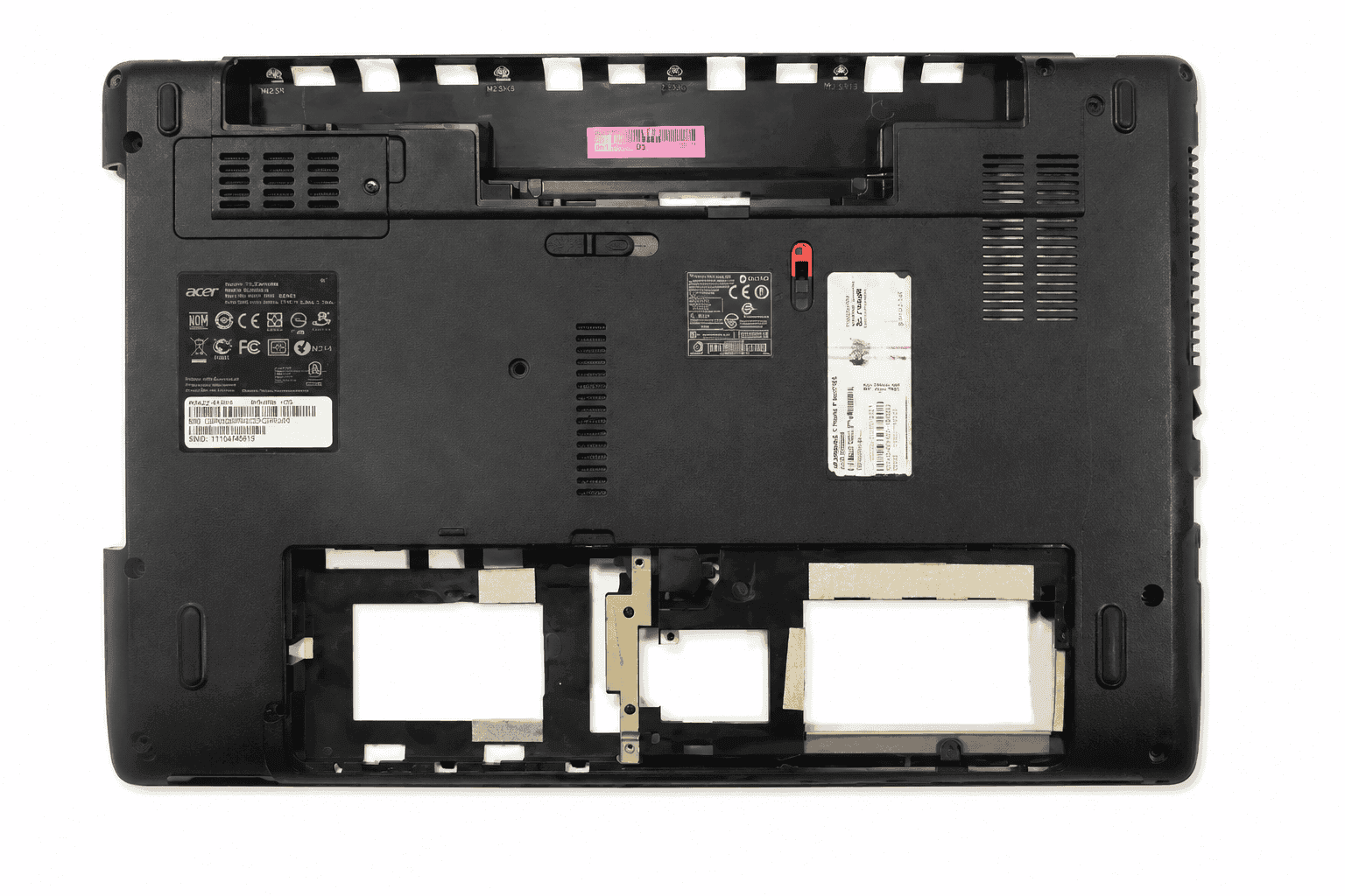 قاب D لپ تاپ ایسر Acer Aspire 5251 مشکی با شکستگی جای پیچ قاب D لپ تاپ ایسر Acer Aspire 5251 مشکی با شکستگی جای پیچ