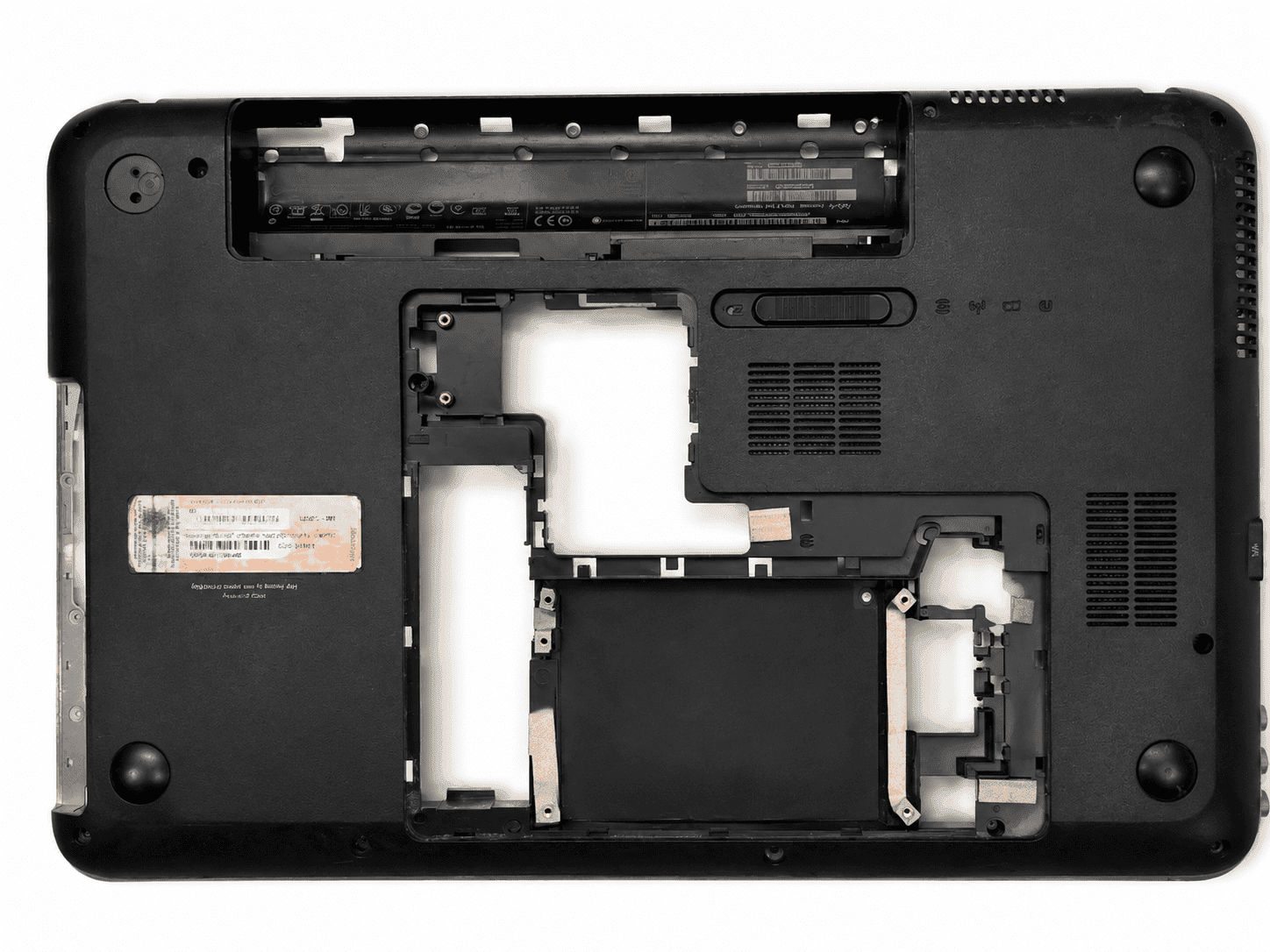 قاب D لپ تاپ HP Pavilion DV6-6120SE مشکی قاب D لپ تاپ HP Pavilion DV6-6120SE مشکی