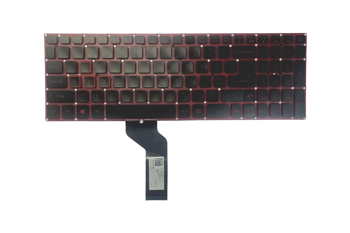 کیبورد لپ تاپ Acer Nitro 5 N20C1 با بک لایت قرمز بدون فریم