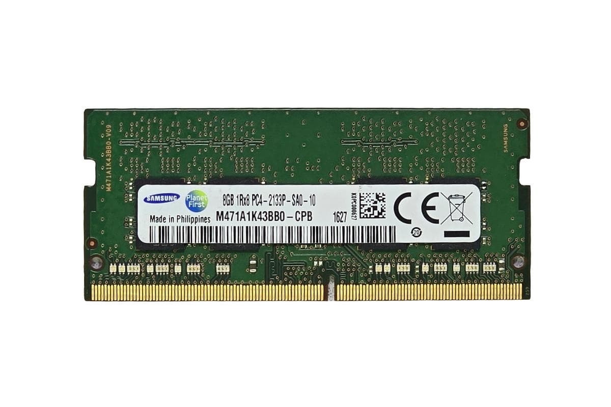 رم لپ تاپ 8 گیگابایت DDR4 باس 2133 برند SAMSUNG اورجینال رو دستگاهی
